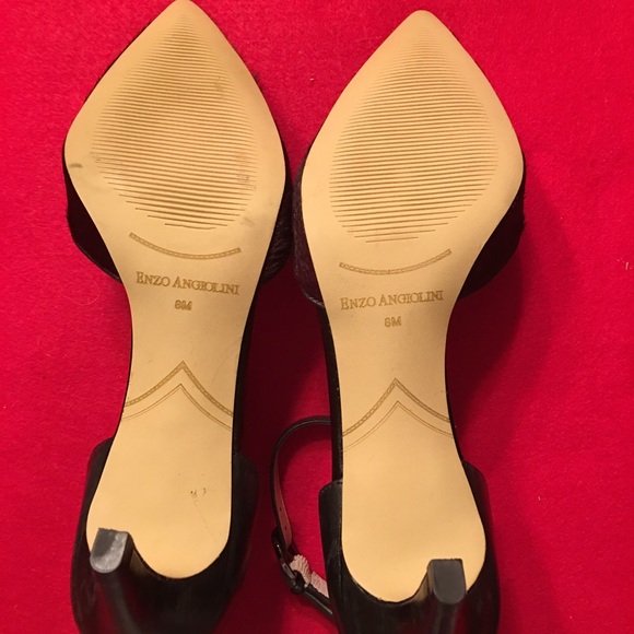 Enzo Angiolini Sandal Heels w/Ankle Strap, 8M - Picture 2 of 5
